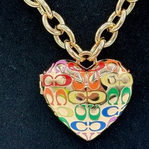 Coach Locket Necklace